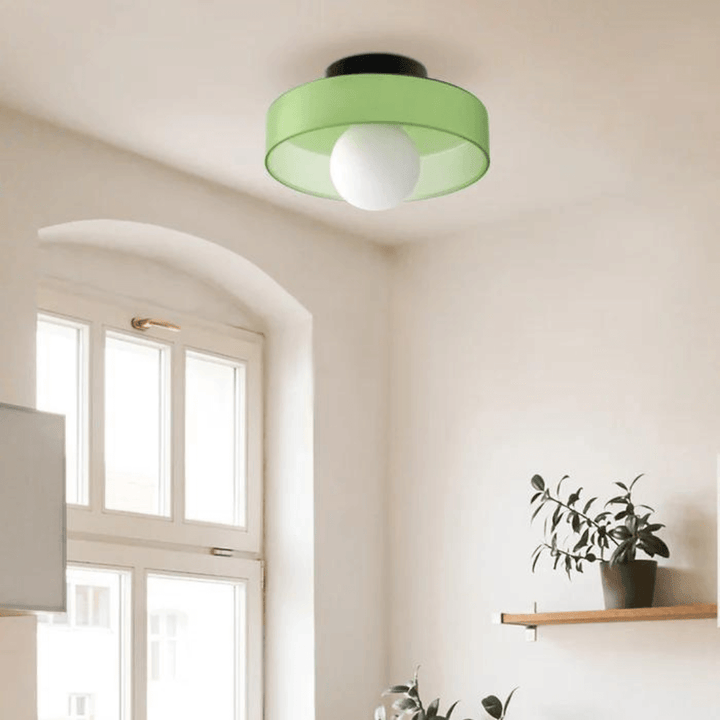 Runde LED Deckenleuchte Modern Glas Lampe