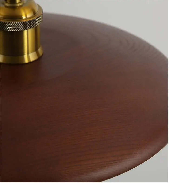 plafonnier en bois, suspension