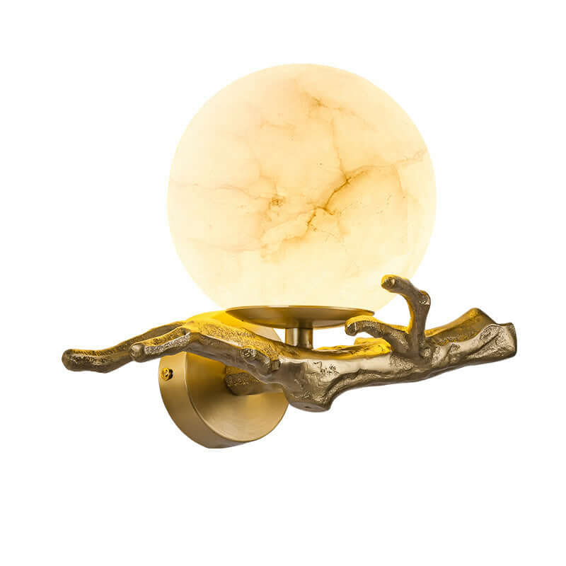 Designer Marmor Wandlampe Kupfer Modern LED