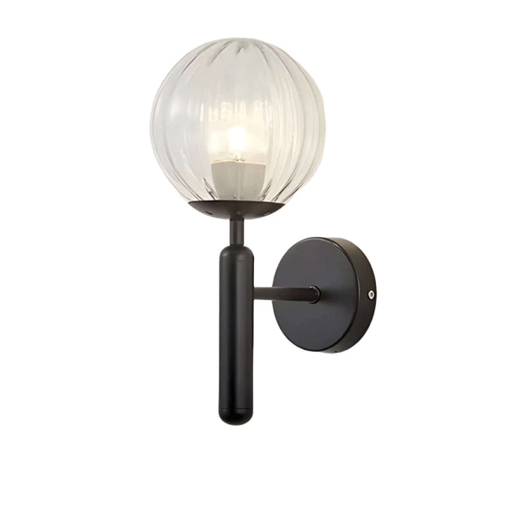 Elegante Glas-Wandleuchte im Vintage-Stil