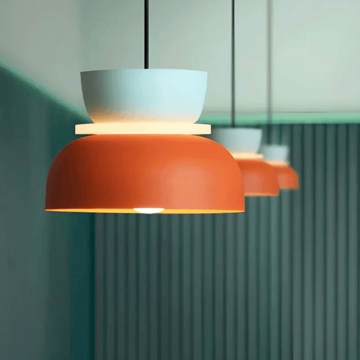 Bunte LED Pendelleuchte Macaron Design