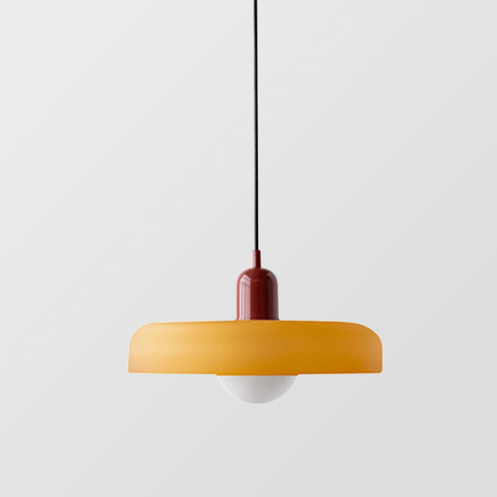 Bunte Glas-Hängelampe - Modernes Design
