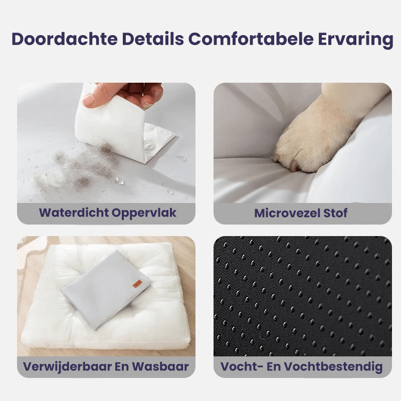 Lit orthopédique pour chien imperméable et confortable