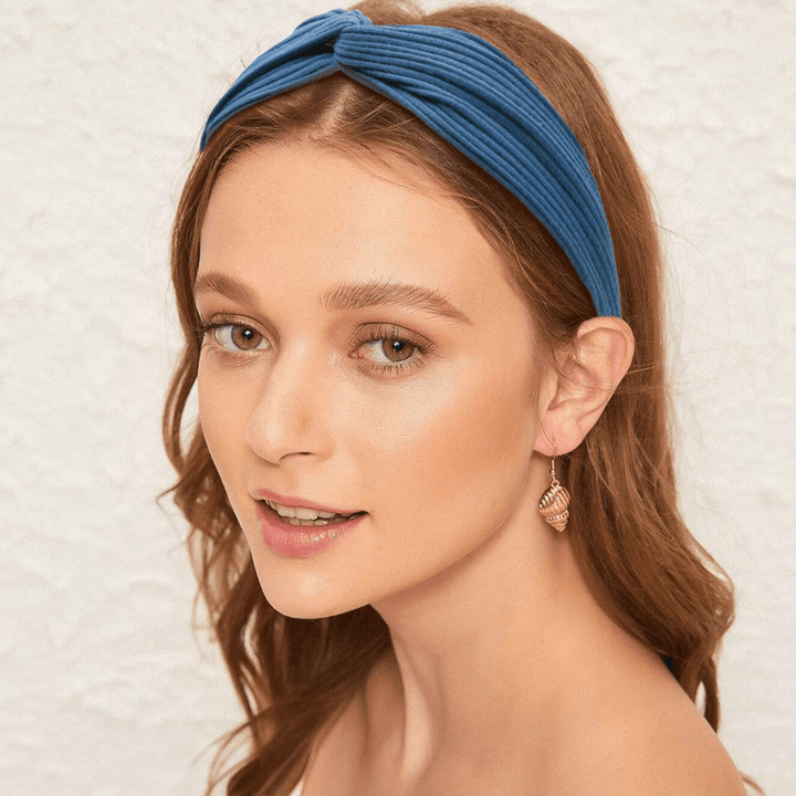 Boho Twist Haarband: Elastisch & Trendig