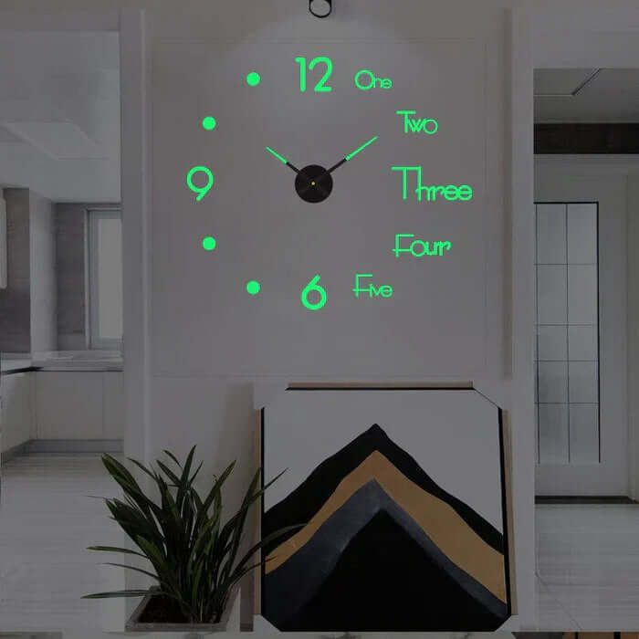 DIY Wanduhr Groß 60-130cm - Modern Design
