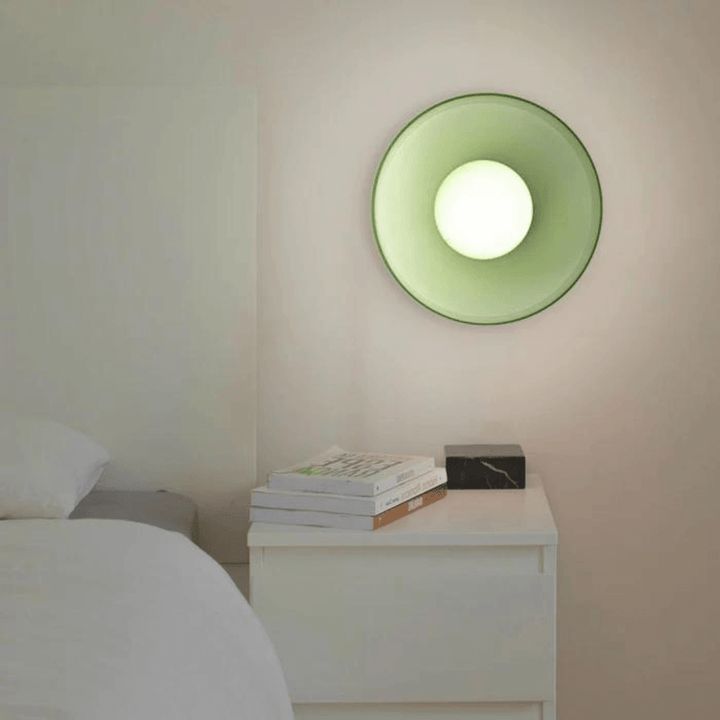 Runde LED Deckenleuchte Modern Glas Lampe