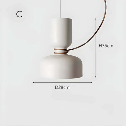 Geometrische LED Pendelleuchte Modernes Design