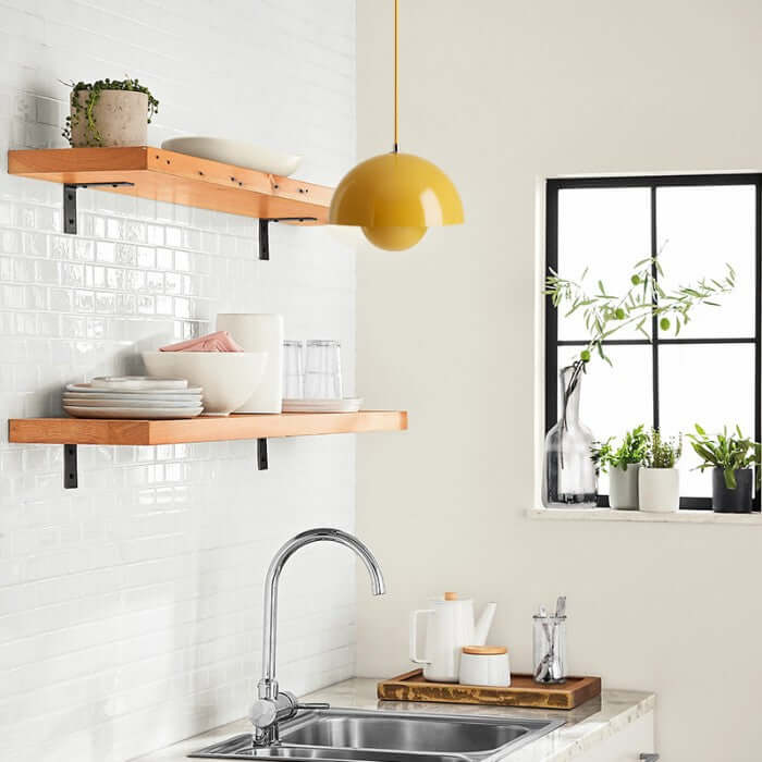 Suspension design macaron bourgeon de fleur