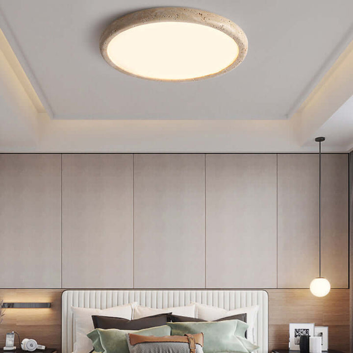 Naturstein LED-Deckenleuchte 38cm