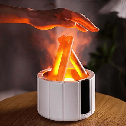 Humidificateur à ultrasons avec effet de flamme