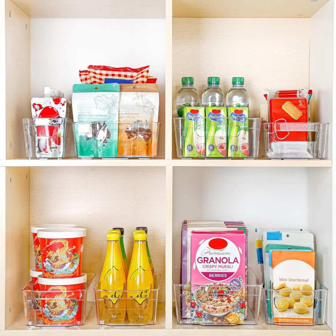 Transparente Kühlschrank Organizer Boxen
