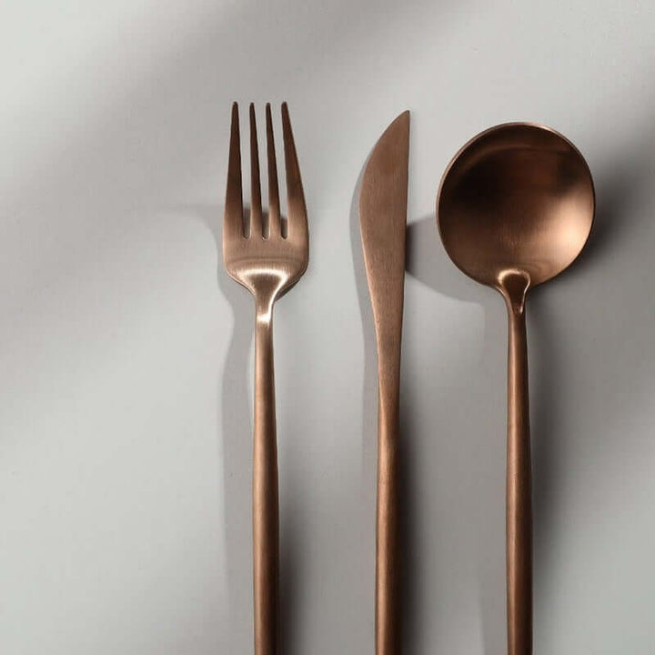 Minimalistisches Edelstahlbesteck Set