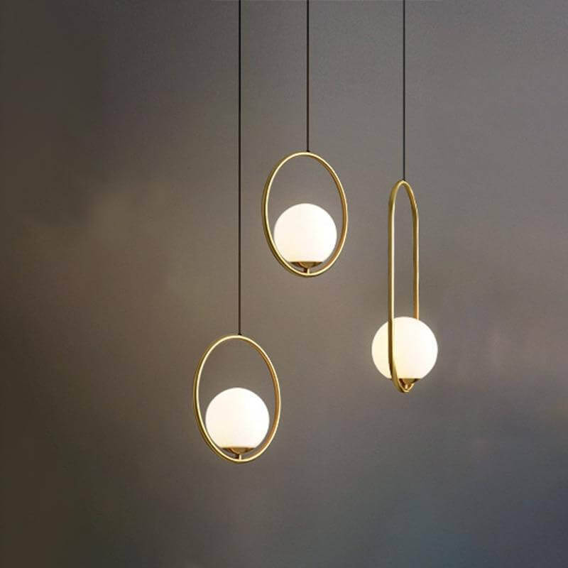 Elegante Glas Hängelampe