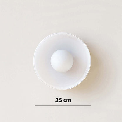 Moderne Runde Glas Deckenleuchte