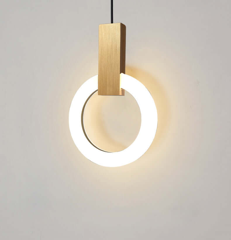 Moderne LED Ring Pendelleuchte