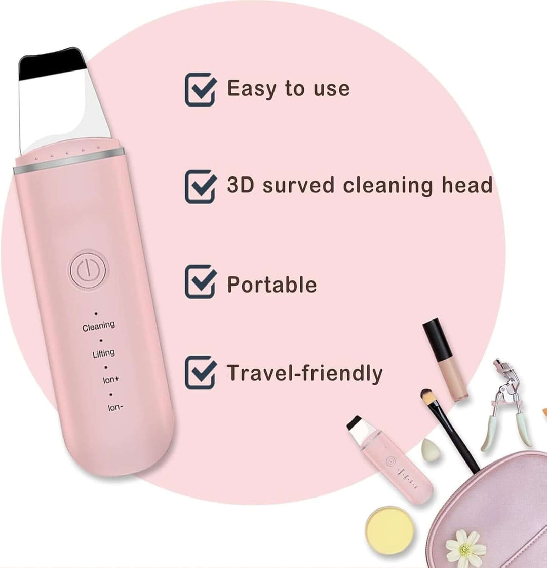 Nettoyeur de peau à ultrasons, nettoyeur de pores, éliminateur de points noirs