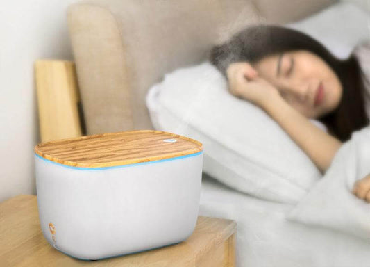 Ultraschall Luftbefeuchter mit Aromatherapie & Nachtlicht