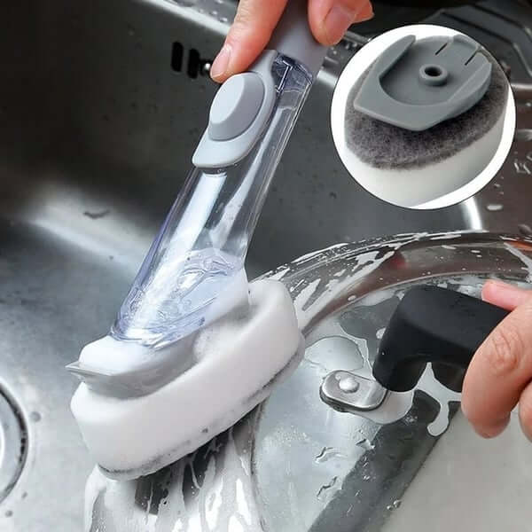Spülbürste mit Seifenspender - Küchenhelfer