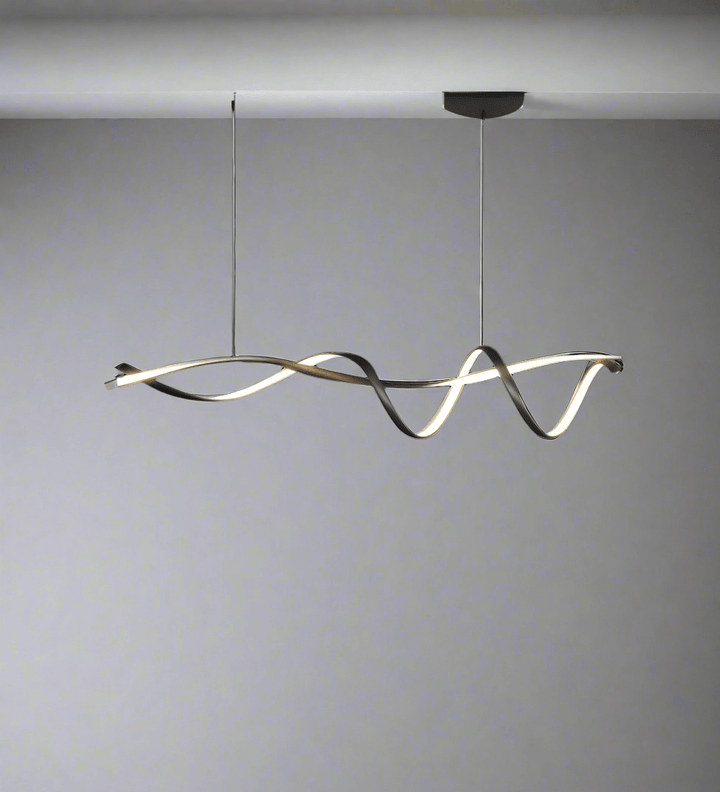 Moderner LED-Kronleuchter - Schwarz
