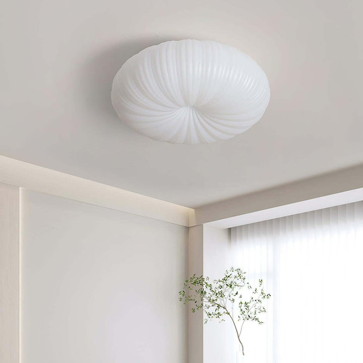 Moderne LED-Deckenleuchte, dimmbar, rund