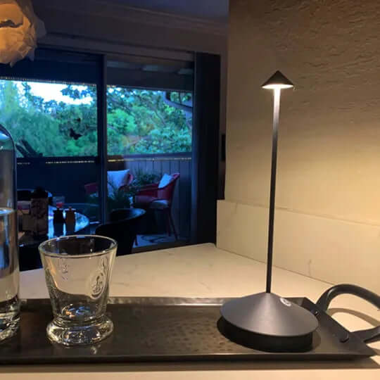 Lampe de table LED, dimmable - étanche