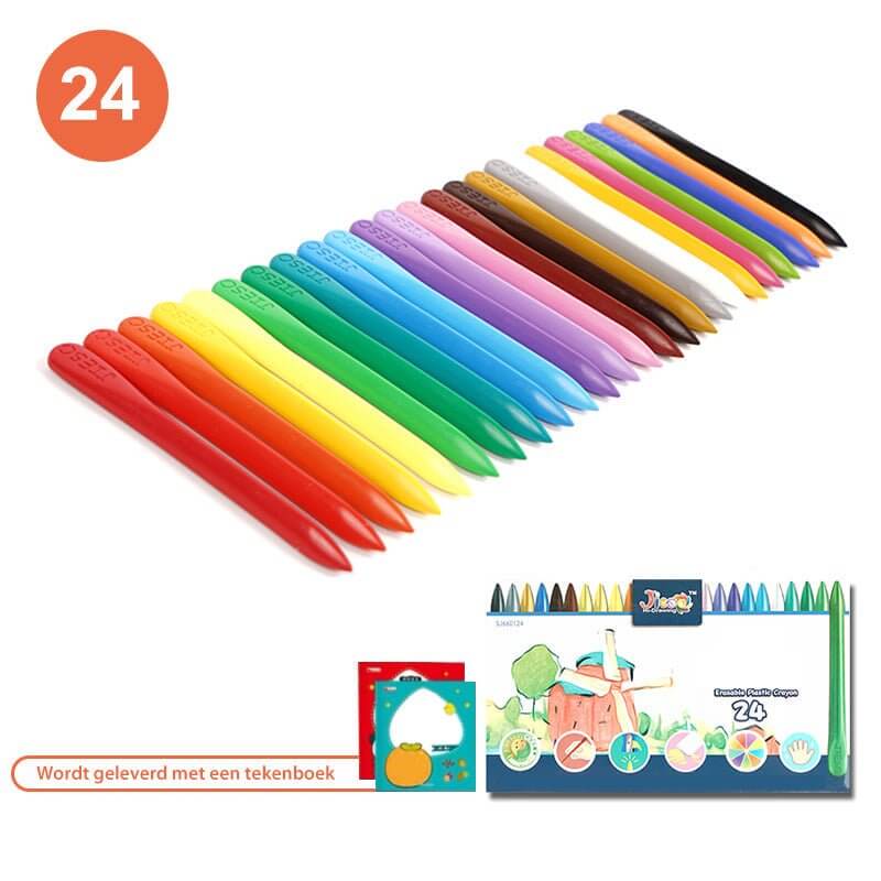 Coffret créatif - Crayons de cire colorés fabriqués à partir de matériaux organiques