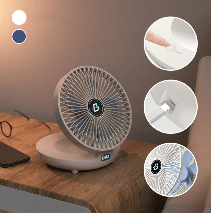 Tragbarer Tischventilator - Kompakte Kühlung