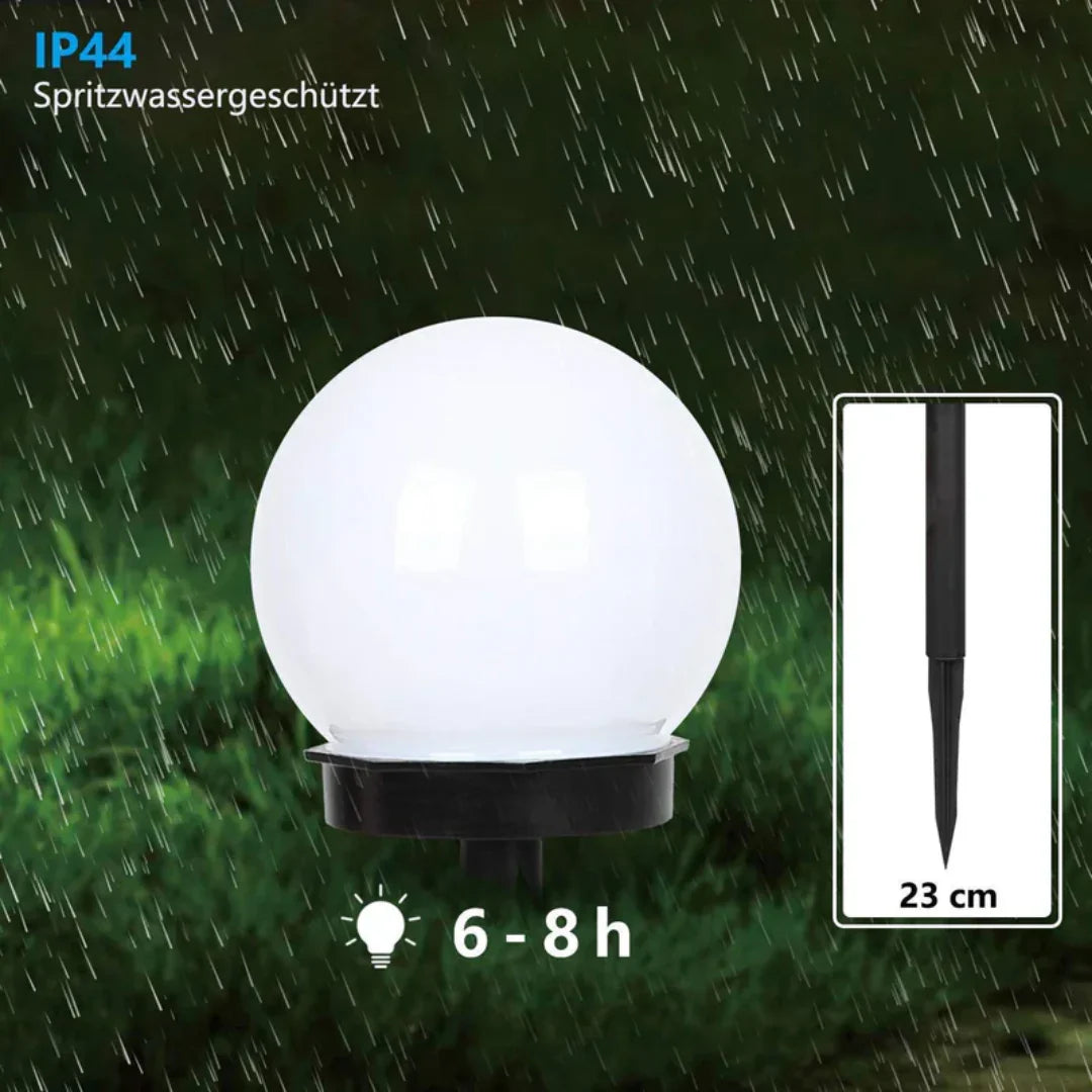 "3er Set LED Solarleuchten wasserdicht, modern, energiesparend, ideal für Gartenbeleuchtung und umweltfreundlich"