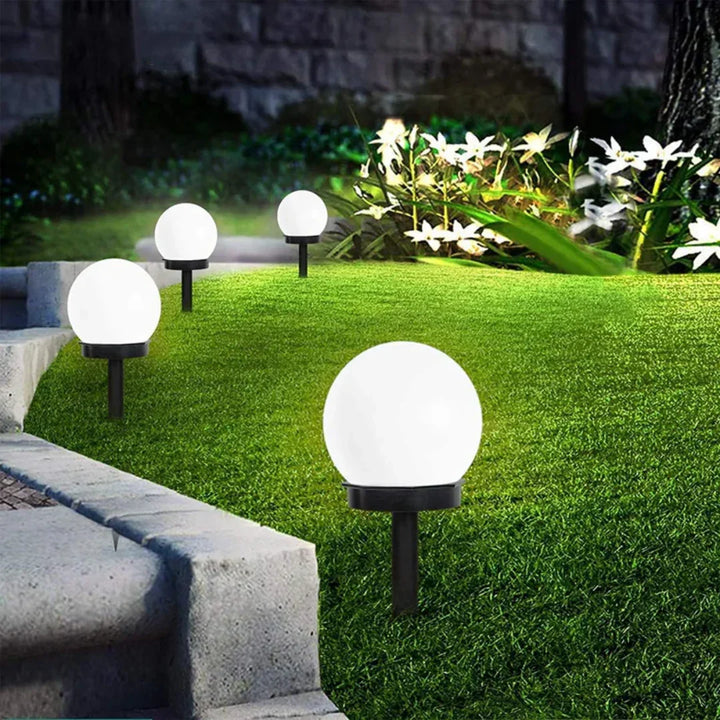 "3er Set LED Solarleuchten wasserdicht, modern, energiesparend, ideal für Gartenbeleuchtung und umweltfreundlich"