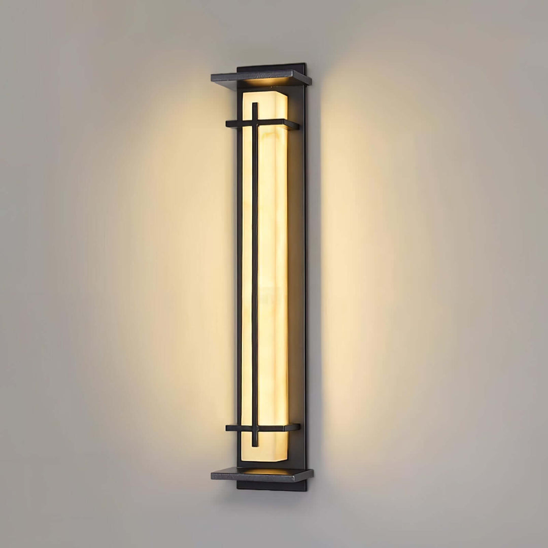 Quadratische LED-Außenwandleuchte