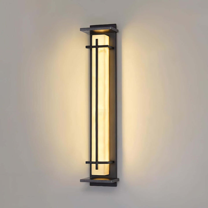 Quadratische LED-Außenwandleuchte