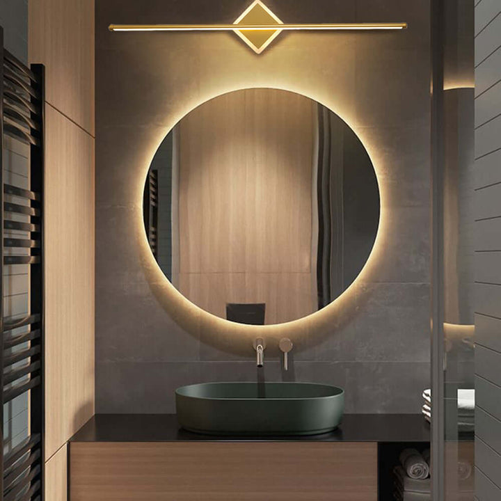 Moderne LED-Wandleuchte - rund &quadratisch