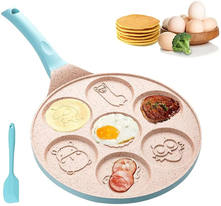 Pfannkuchenpfanne mit Tierformen - Antihaft