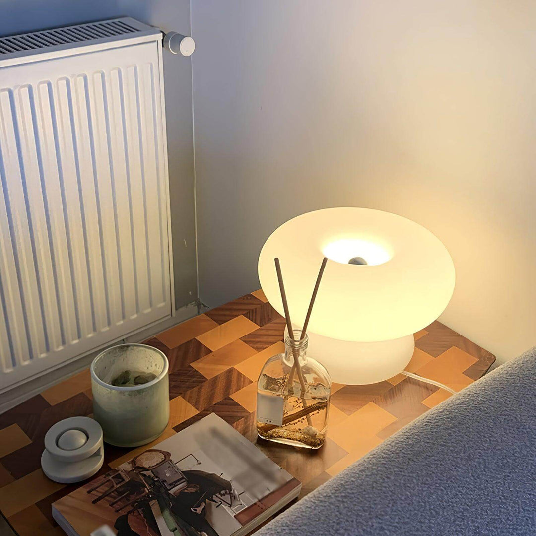 Lampe de table Donut design moderne éclairage intérieur LED