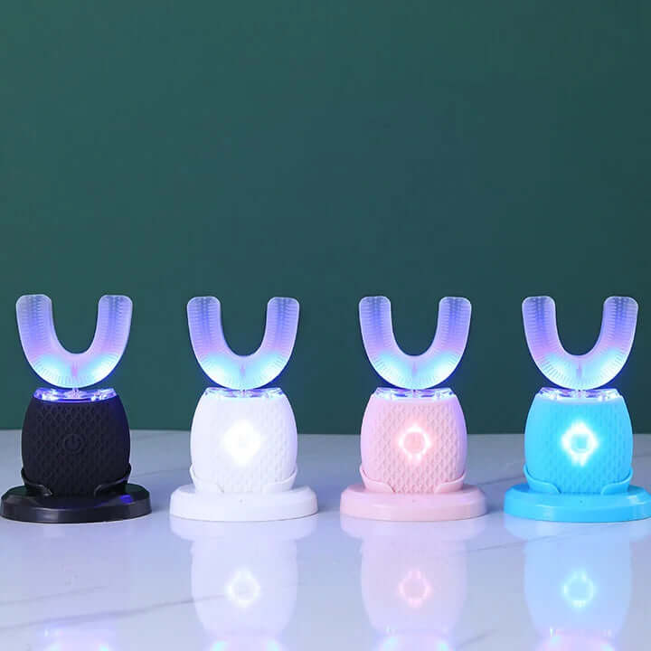 Brosse à dents à ultrasons 360° - Nettoyage parfait des dents