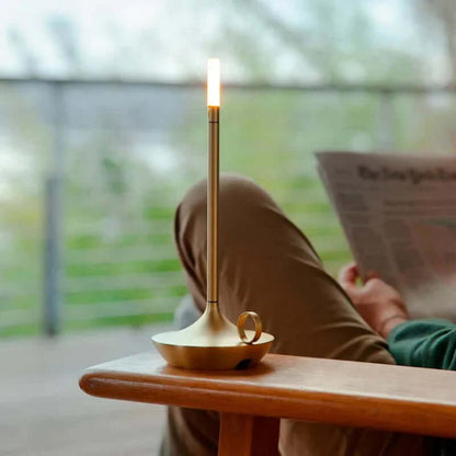 Lampe de table LED à intensité variable, 23 cm, blanc chaud