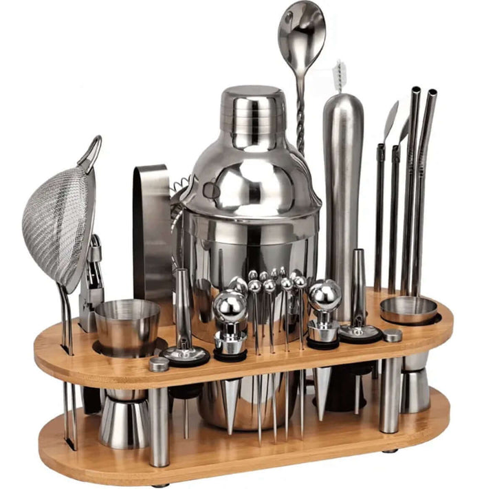 23-tlg. Profi Cocktail Set - Edelstahl