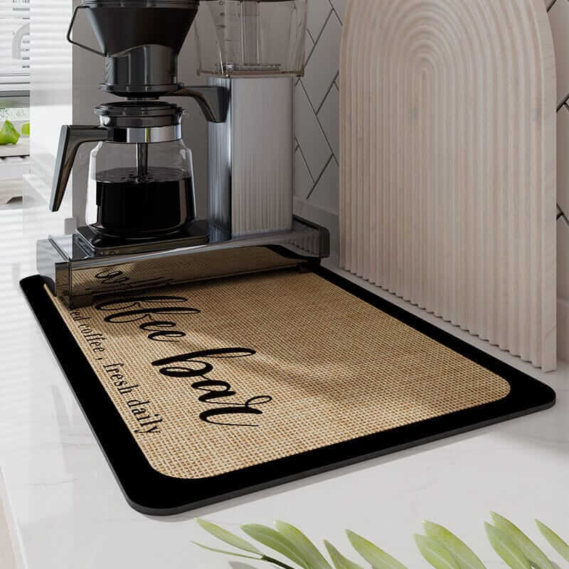 Tapis égouttoir de cuisine super absorbant à séchage rapide