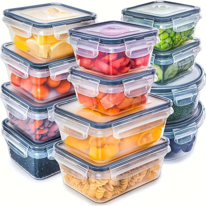 12er Set Frischhaltedosen - Lebensmittelbehälter
