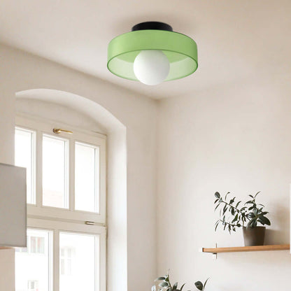 Moderne Runde Glas Deckenleuchte