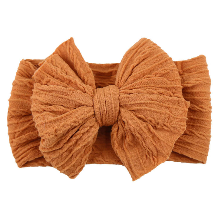 Bandeau en nylon pour enfants avec nœud - élastique et polyvalent