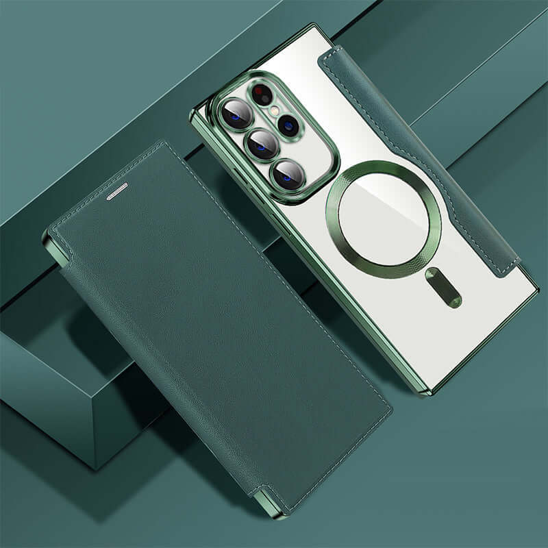 Étui de téléphone en cuir avec fente pour carte