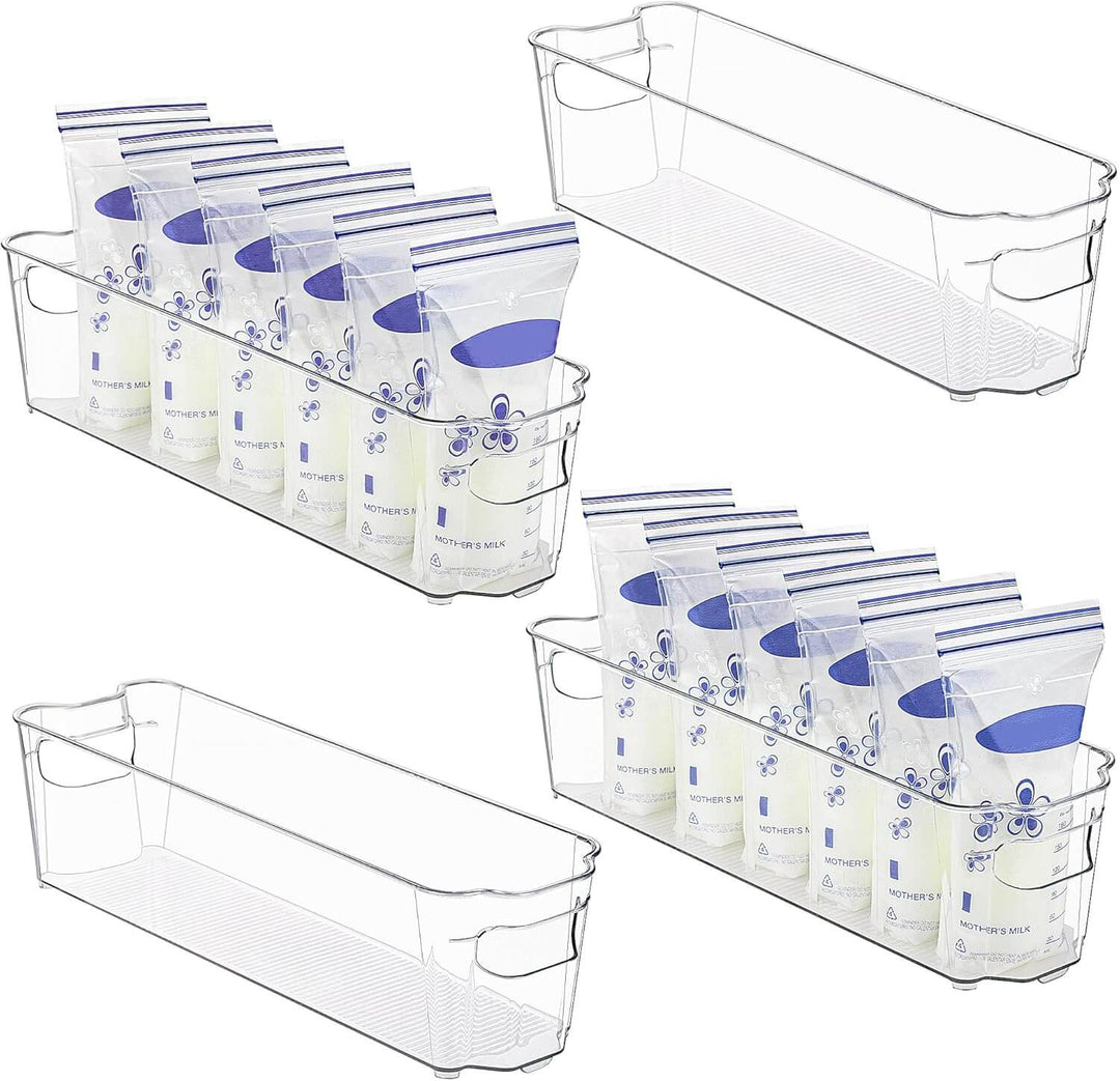 Transparente Kühlschrank Organizer Boxen