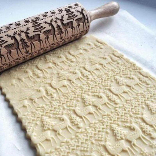 Rouleau à pâtisserie gravé - ensemble d'échantillons pour chefs créatifs