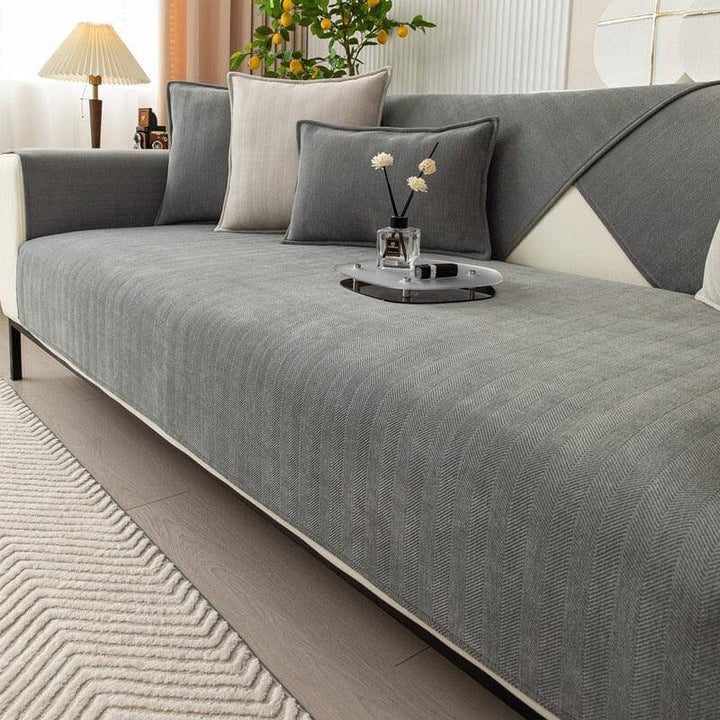 Sofabezug Antirutsch Fleece, Schutzhülle Couch