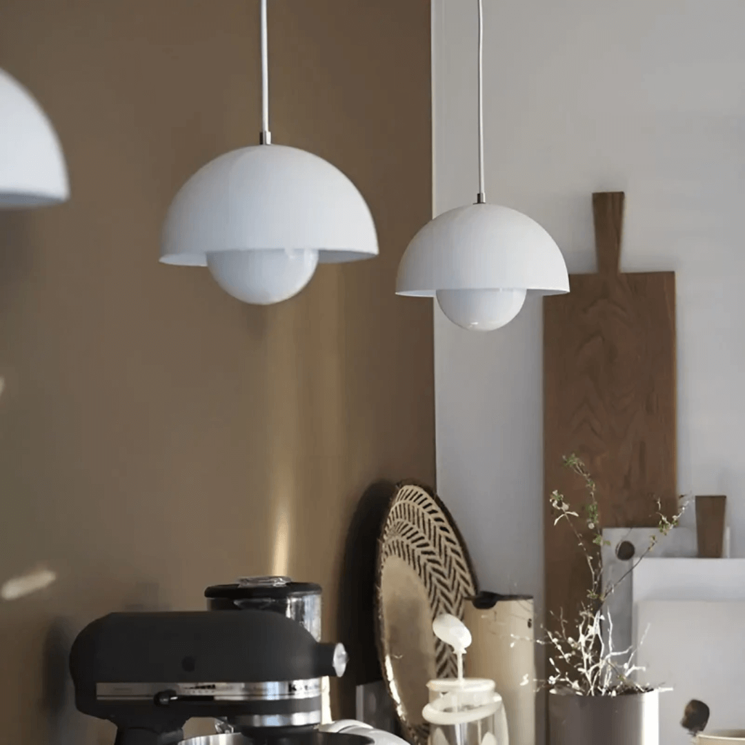 Skandinavische LED-Hängeleuchte - Blumentopf Design