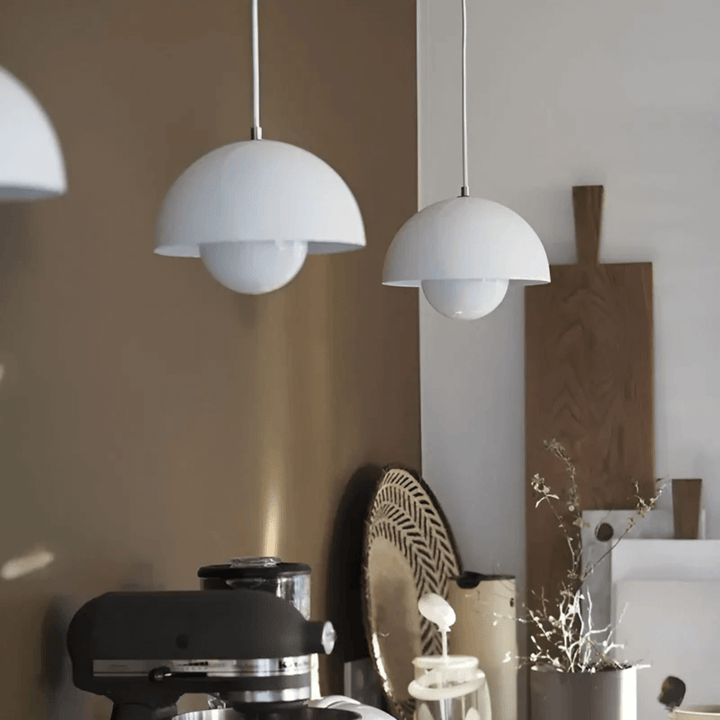 Skandinavische LED-Hängeleuchte - Blumentopf Design