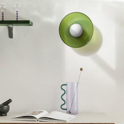 Moderne Runde Glas Deckenleuchte