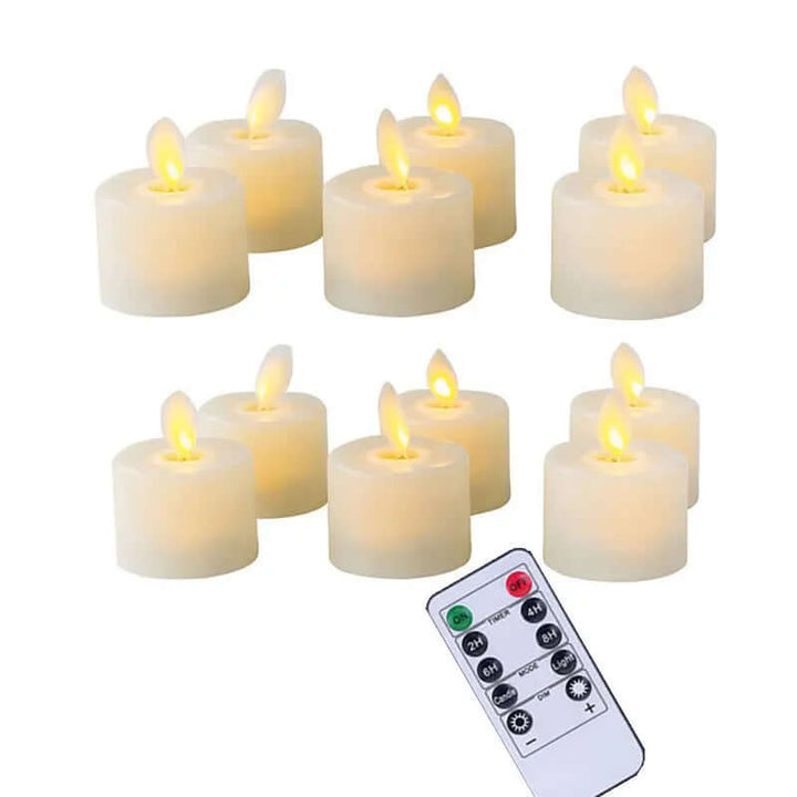 LED Kerzenset mit beweglichem Docht