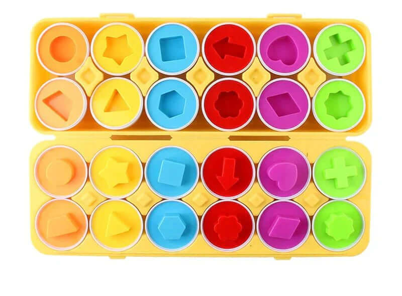 Lernspiel-Eier Set - Farben & Formen für Kleinkinder